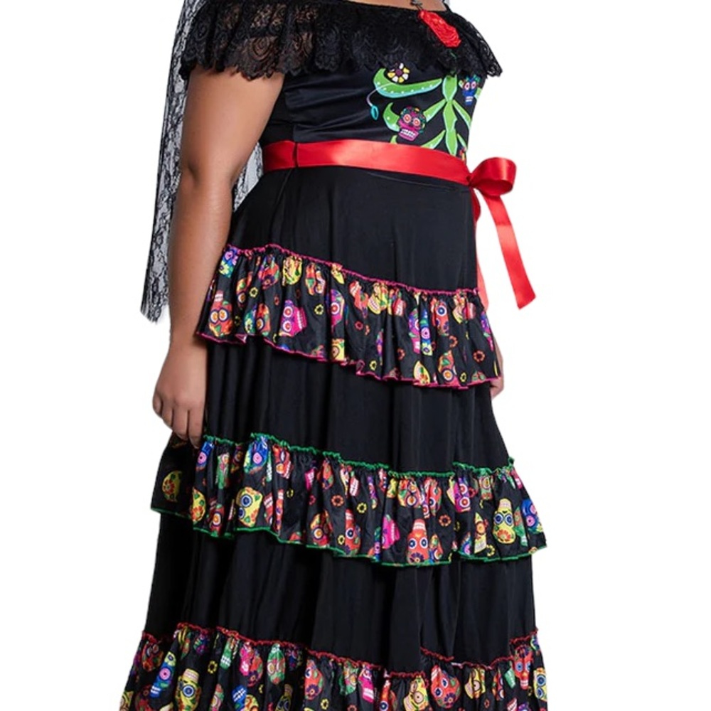 Dream girl Plus Size Lady Of The Dead Costume Dress